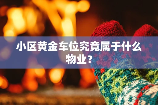 小区黄金车位究竟属于什么物业？