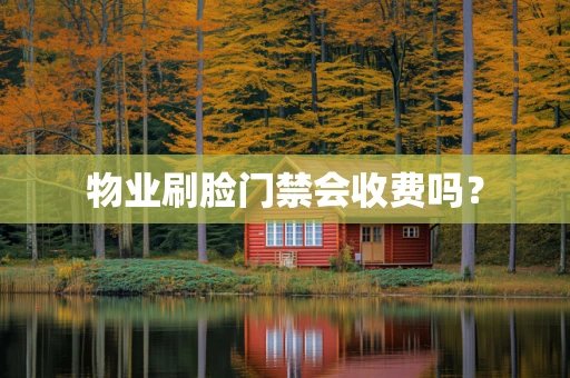 物业刷脸门禁会收费吗？