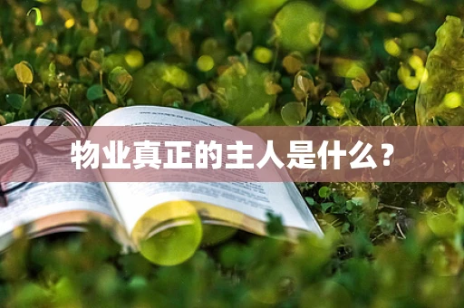 物业真正的主人是什么？