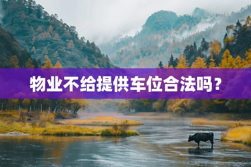物业不给提供车位合法吗？