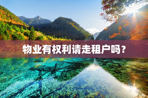 物业有权利请走租户吗？