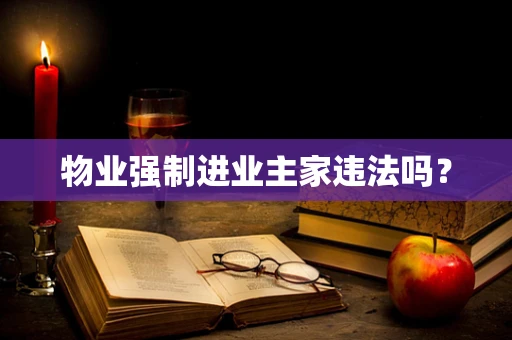 物业强制进业主家违法吗？