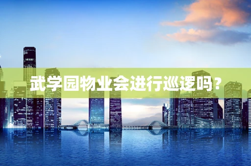 武学园物业会进行巡逻吗？