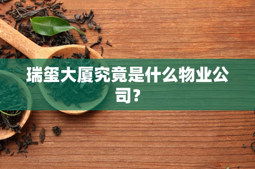 瑞玺大厦究竟是什么物业公司？