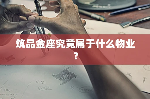筑品金座究竟属于什么物业？