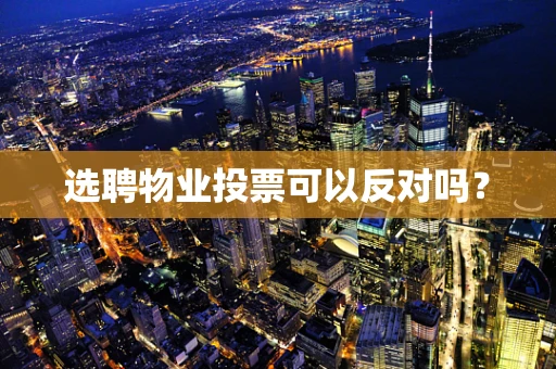 选聘物业投票可以反对吗？