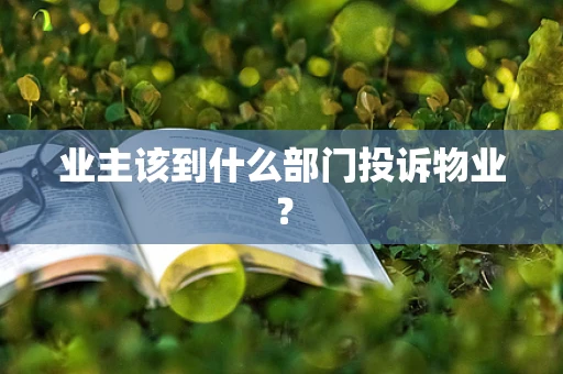 业主该到什么部门投诉物业？