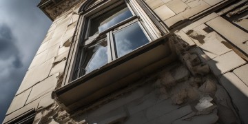 楼房窗沿脱落物业管吗?