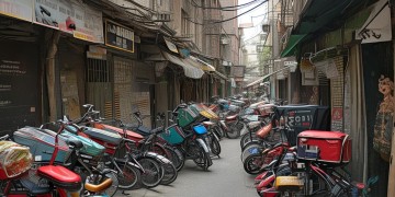 外卖围住物业算违法吗？