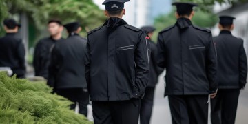 新力物业黑色服装究竟是什么？