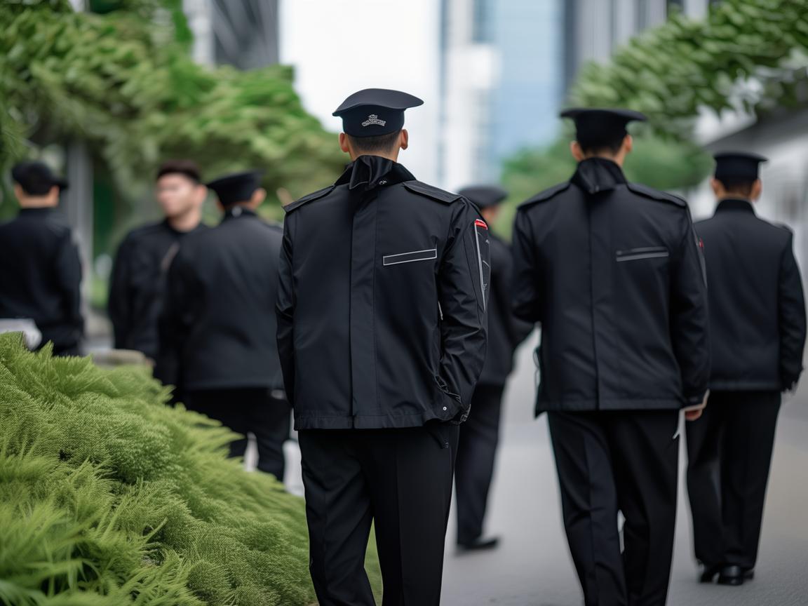 新力物业黑色服装究竟是什么？